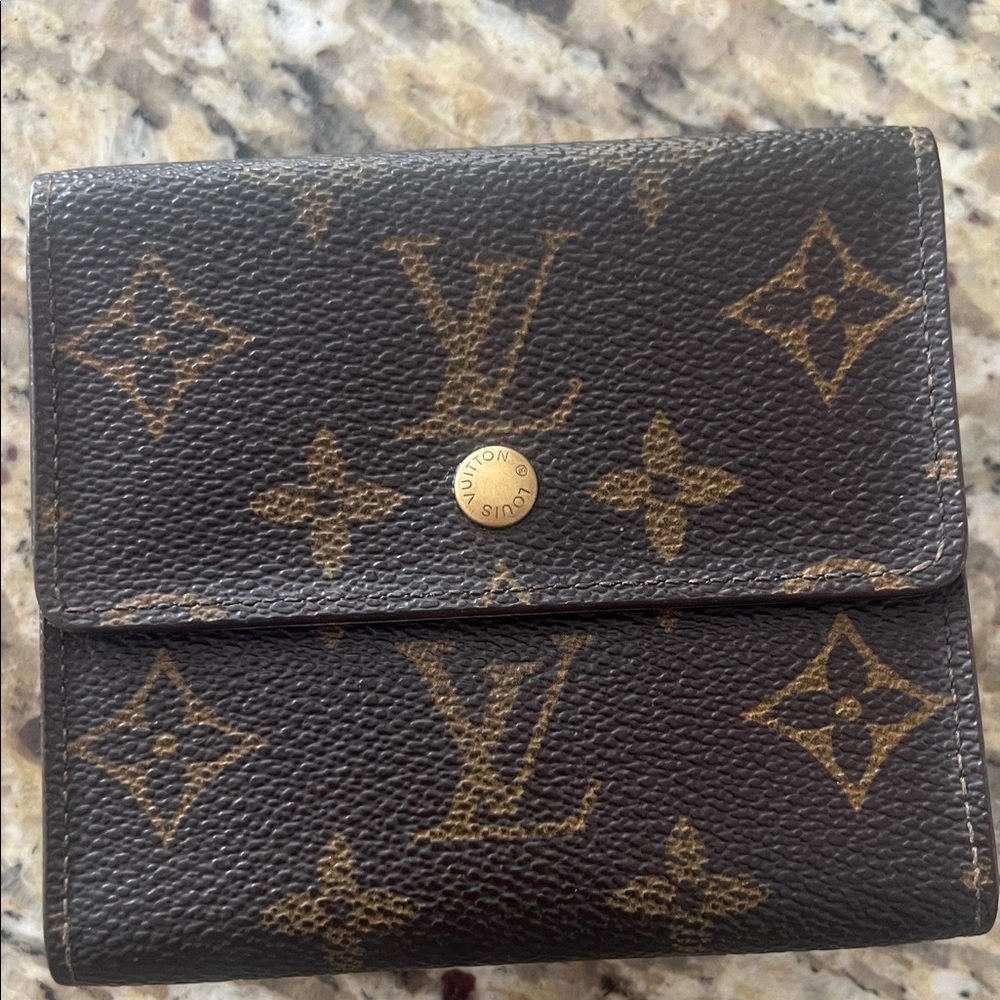 Vintage Louis Vuitton Monogram compact wallet